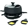 Bild von Tefal Raclette und Fondue-Set Cheese 'n Co, 6 Raclettepfännchen, 850 W, für 6 Personen, 6 Raclettepfännchen, 850 W, spülmaschinengeeignet, mit Rezeptbuch, Stein-Optik, RE12C8