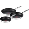 Bild von Tefal Pfannen-Set Duetto+, langlebige Antihaftversiegelung, Thermo-Signal, Edelstahl (Set, 3-tlg., 3x Bratpfannen Ø 20/24/28 cm), Edelstahl-Griff, Induktionspfanne, für aller Herdarten geeignet,G732S3