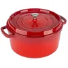 Bild von Staub Auflaufform La Cocotte 28cm rund, Kirsch-rot, Gusseisen, Gusseisen