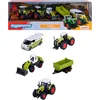Bild von majORETTE Spielzeug-Traktor Claas Farm 5 Pieces Giftpack, (Set, 5-tlg)