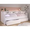 Bild von Parisot Stauraumbett Sleep, Daybed, Kinderbett, Rückwand der Regale drehbar (farbig + weiß), inklusive, Regale, Schubkästen, viel Stauraum, TOPSELLLER!