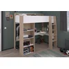 Bild von Parisot Hochbett Shelter 11 (1-St) integrierter Schreibtisch, Leiter, Regal, Kleiderstange, Ablagen