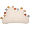 Bild von Atmosphera Créateur d'intérieur Dekokissen Dekokissen für Kinder WOLKE mit Pompons, 30 x 50 cm