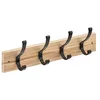 Bild von 5five Simply Smart Garderobenständer Wandhaken für den Flur aus Holz, 4 Metallhaken, (Kleiderständer)
