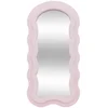 Bild von Atmosphera Créateur d'intérieur Babyspiegel Spiegel mit rosa Rüschenrahmen AYNA, 30 x 60 cm