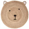 Bild von Atmosphera Créateur d'intérieur Kinderteppich Jute Teppich Bär für Kinderzimmer, Ø 100 cm, rund