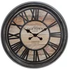 Bild von Atmosphera Créateur d'intérieur Wanduhr Wanduhr 3D mit römischen Zahlen, Ø 50 cm, schwarz