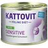 Bild von Kattovit Feline Diet Sensitive mit Pute 185 g - 12 Stück, für: Katze