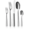 Bild von WMF Besteck-Set Philadelphia in schlanker Optik, ergonomische Haptik, Wellenschliff (60-tlg), 12 Personen, Cromargan® Edelstahl Rostfrei 18/10, spülmaschinengeeignet, optimale Schärfe, hochwertiger Besteckkasten