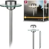 Bild von Paulmann LED Gartenleuchte Solarspieß Ufo IP44 LED 1x0,2W Edelstahl/Klar Edelstahl/Glas, LED fest integriert, Warmweiß, LED-Modul