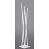 Bild von HAKU Garderobenständer Kleiderständer, Standgarderobe, quadratisch - aus Metall Weiß - B/T/H 35/35/192 cm