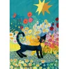 Bild von Schmidt Spiele Puzzle 1000 Teile Puzzle Rosina Wachtmeister Katze im Blütenmeer 58661, Puzzleteile