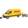 Bild von Bruder® Spielzeug-Auto bruder Mercedes Benz Sprinter DHL mit Fahrer Fertigmodell Nutzfahrzeu