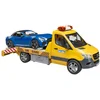 Bild von Bruder® Spielzeug-Baumaschine bruder MB Sprinter Autotransporter mit Light & Sound Modul