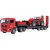 Bild von Bruder® Spielzeug-Auto bruder MAN TGA Tieflader mit Manitou Teleskoplader Fertigmodell Baufa