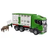 Bild von Bruder® Spielzeug-Landmaschine Scania Super 560R Tiertransp.LKW+Rind 03548