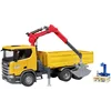 Bild von Bruder® Spielzeug-Auto bruder Scania Super 560R Baustellen-LKW mit Kran und 2 Paletten Ferti