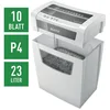 Bild von LEITZ Aktenvernichter Home Office P4, Partikelschnitt 4x28 mm, bis 10 Blatt, 23 Liter