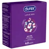 Bild von durex Kondome Love Mix Packung mit, 40 St., Markenkondome im Mix für überraschende Abwechslung