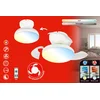 Bild von Briloner Leuchten LED Deckenleuchte RAVAN Deckenventilator, CCT - über Fernbedienung, LED fest integriert, 44x16,5 cm, Schlafzimmer, Wohnzimmer, Esszimmer, Flur, Küche