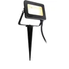 Bild von HEITRONIC LED Gartenstrahler Kingston, LED fest integriert, Warmweiß, LED-Flutlicht,Erdspieß & Zuleitung mit Stecker,Fernbedienung