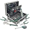 Bild von Brüder Mannesmann Werkzeuge Werkzeugkoffer Alu-Werkzeugkoffer, bestückt, 90-teilig M29067