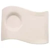 Bild von Villeroy & Boch Untertasse Kaffee-Unterteller groß 22x17 cm NewWave Caffè, (1 St), Kaffee-Unterteller groß, 22,00cm, Premium Porcelain