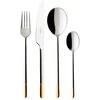 Bild von Villeroy & Boch Besteck-Set Ella teilvergoldet Tafelbesteck (24-tlg), 6 Personen, Edelstahl 18/10, Gefertigt aus pflegeleichtem, rostfreiem Edelstahl