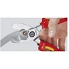 Bild von Knipex Kabelschere Knipex 95 16 200 VDE-Kabelschere Geeignet für (Abisoliertechnik) Alu-