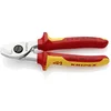 Bild von Knipex Kabelschere Knipex 95 16 165 VDE-Kabelschere Geeignet für (Abisoliertechnik) Alu-