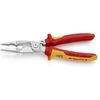 Bild von Knipex Abisolierzange Elektro-Installationszange isoliert 13 96 200