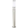 Bild von Brilliant Außen-Stehlampe BOLE, LED fest integriert, 78 cm Höhe, Ø 8 cm, Bewegungsmelder, E27, Metall/Kunststoff, edelstahl