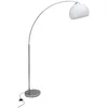 Bild von Brilliant Bogenlampe Vessa - Bogenstehleuchte, ohne Leuchtmittel, Stehlampe Wohnzimmer, H 166 cm, B 122 cm, E27-Fassung, Bogenleuchte