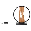 Bild von Brilliant LED Tischleuchte Chaumont, LED fest integriert, Warmweiß, Höhe 28 cm, 850 lm, Aluminium/Metall/Holz, schwarz/holz