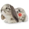 Bild von Teddy Hermann® Kuscheltier Widderkaninchen liegend grau-weiß, 30 cm, zum Teil aus recyceltem Material