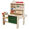 Bild von roba® Kaufladen Verkaufsstand, mit 4 Schubladen, Uhr, Tafel, Theke & Seitentheke
