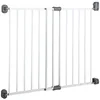Bild von roba® Türschutzgitter Easy Step, Metall Schutzgitter weiß, extra hoch, variable Breite 60 - 97 cm