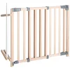 Bild von roba® Treppenschutzgitter Safety Up, Schutzgitter mit Ampelfunktion, Buche massiv