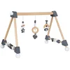 Bild von roba® Spielbogen Spieltrapez, Spielbogen für Babys, höhenverstellbare Spielelemente aus Holz