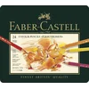 Bild von Faber-Castell Buntstift Künstlerfarbstifte POLYCHROMOS®, farbig sortiert im 24er Metalletui(S)