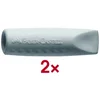 Bild von Faber-Castell Radiergummi Grip 2001 Eraser CAP, 2er Pack, PVC-frei
