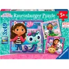 Bild von Ravensburger Puzzle Spielzeit mit Gabby, 147 Puzzleteile, 3 x 49 Teile, Made in Europe