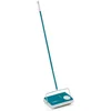 Bild von Leifheit Teppichkehrer Teppichkehrer Regulus Türkis, (2-tlg), Kehrbreite 22 cm, drei Kehrbürsten, ohne Strom und Kabel