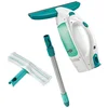 Bild von Leifheit Fenstersauger Set Fenstersauger Dry & Clean mit Stiel und Einwascher, (5-St) Streifenfrei Absaugen, bis 38 Minuten Laufzeit, 43cm Stiel