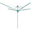 Bild von Leifheit Wäschespinne Wäscheschirm Linomatic 400 Easy, 40m Leinenlänge, Leinenautomatik, Easy-Lift-System, Bodenhülse