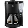 Bild von Melitta Filterkaffeemaschine Look® Glas 1025-02 Black Edition, 1,25l Kaffeekanne, Papierfilter 1x4