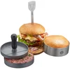 Bild von GEFU Burgerpresse BBQ (3 St), Aluminium, Edelstahl, Kunststoff, hochwertiges Edelstahl-Set für perfekte Burger, einfach zu handhaben.