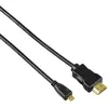 Bild von Hama High Speed HDMI -Kabel Stecker Typ A - Stecker Typ D (Micro), Ethernet, 2 m