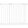 Bild von Hauck Türschutzgitter Open N Stop 2 Set inklusive Verlängerung 21 cm, White, auch als Treppenschutzgitter verwendbar, 96-101 cm