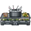 Bild von Severin Raclette und Fondue-Set RG 2347, 8 Raclettepfännchen, 1400 W